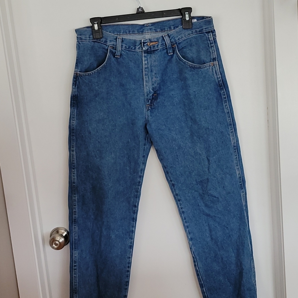VINTAGE RUSTLER RIGID  DENIM JEANS